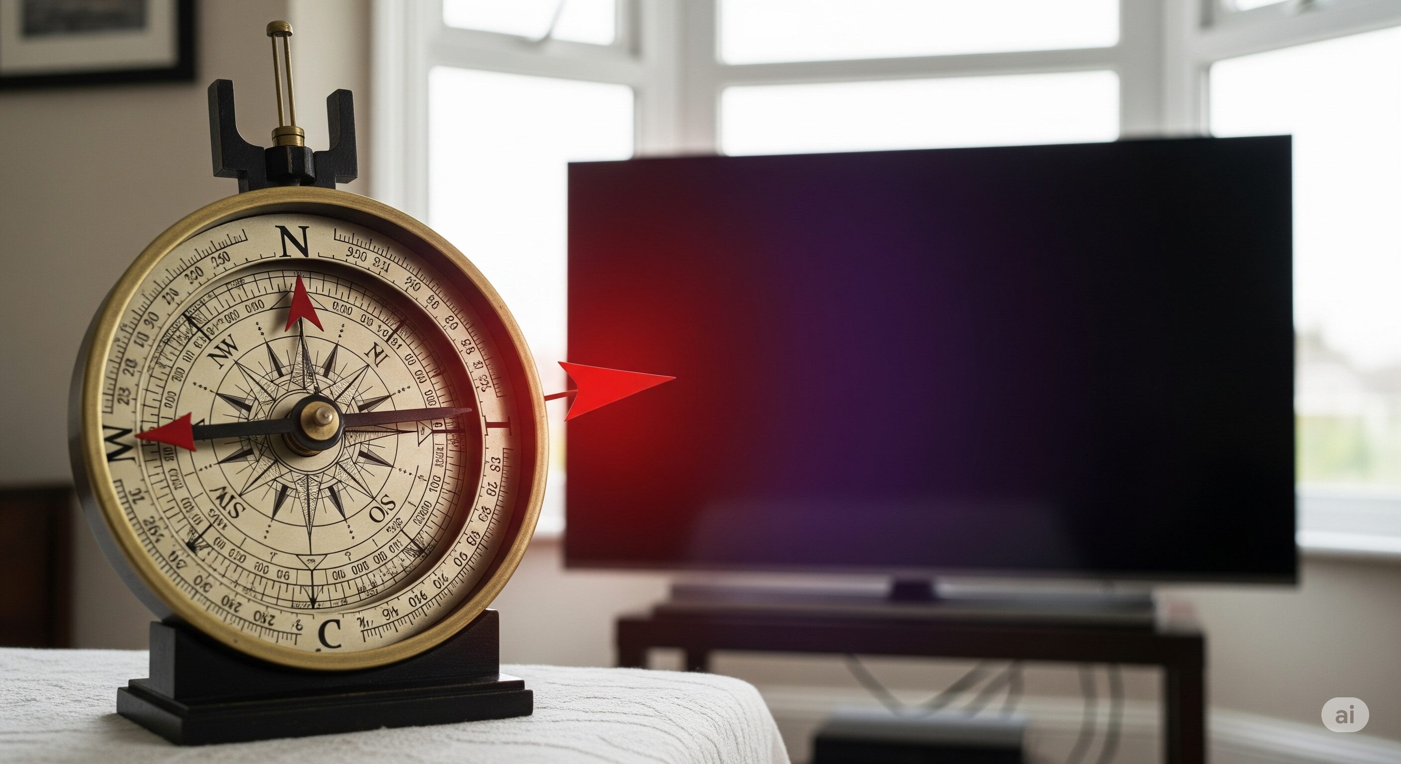 テレビを置いてはいけない方角と出窓の配置