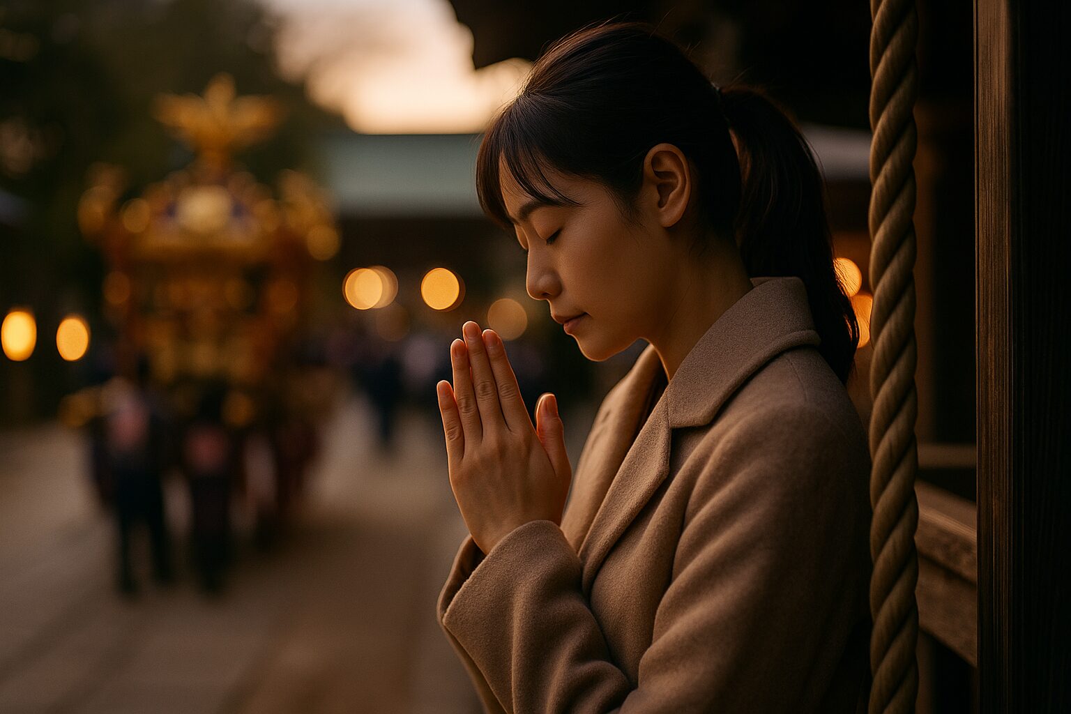 神社のお祭りに行く夢が示す支えを求める心理