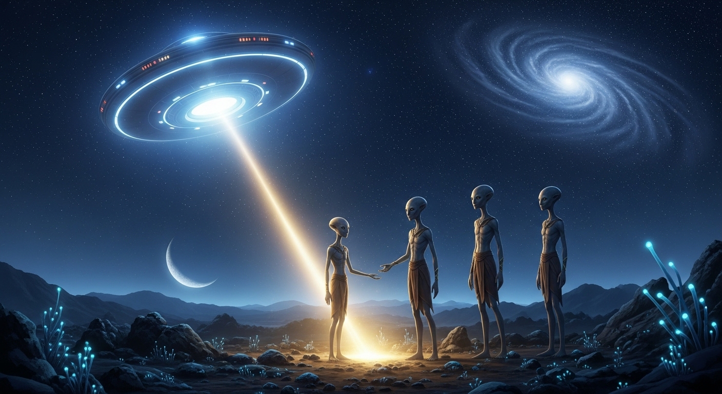 夢占いでUFOと宇宙人が出た時の意味