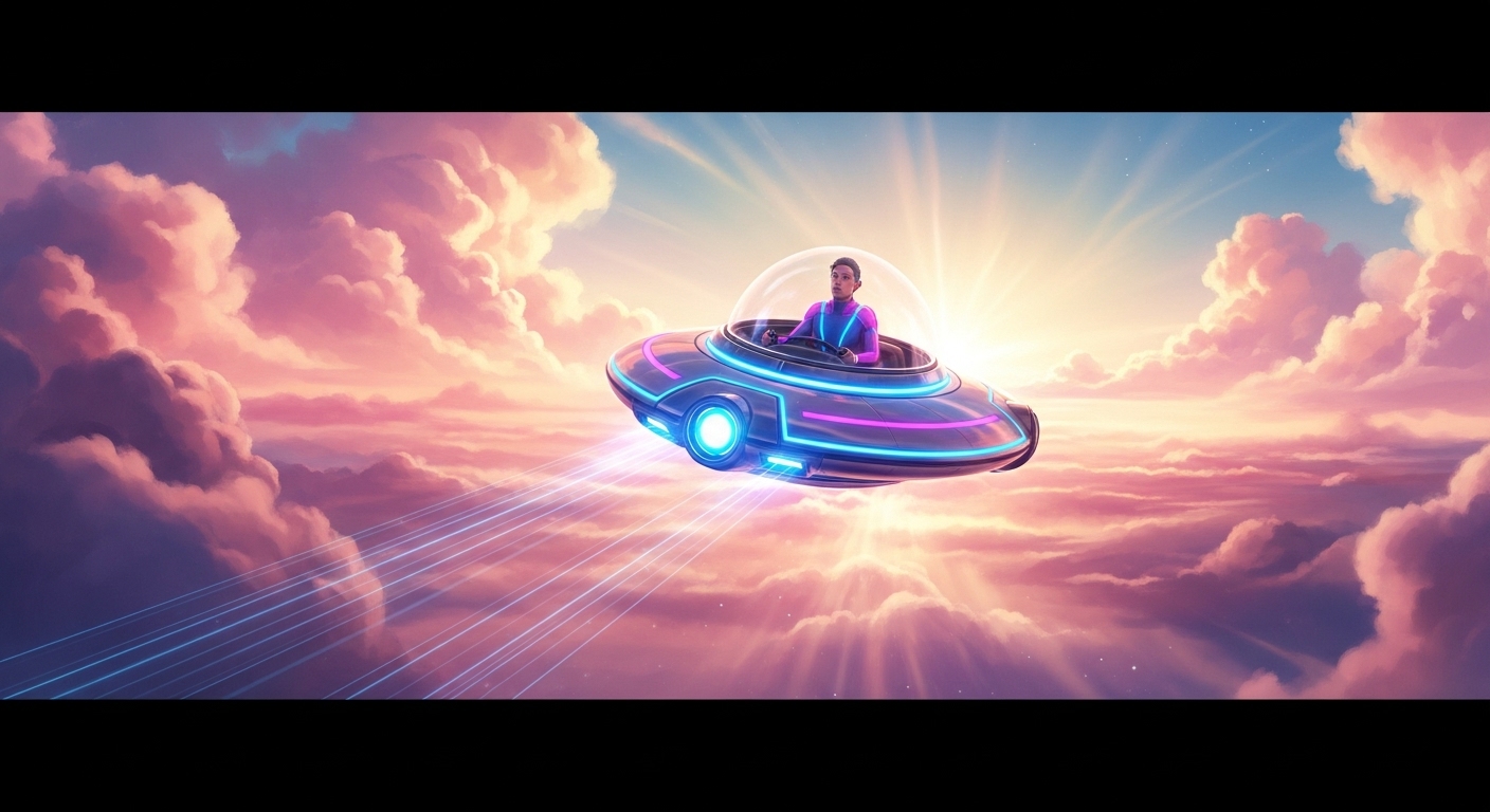 UFOを操縦する夢は向上心の表れ