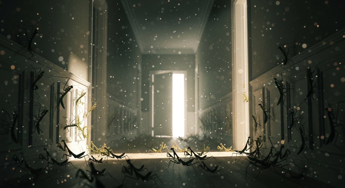 夢にカマキリが大量発生する暗示