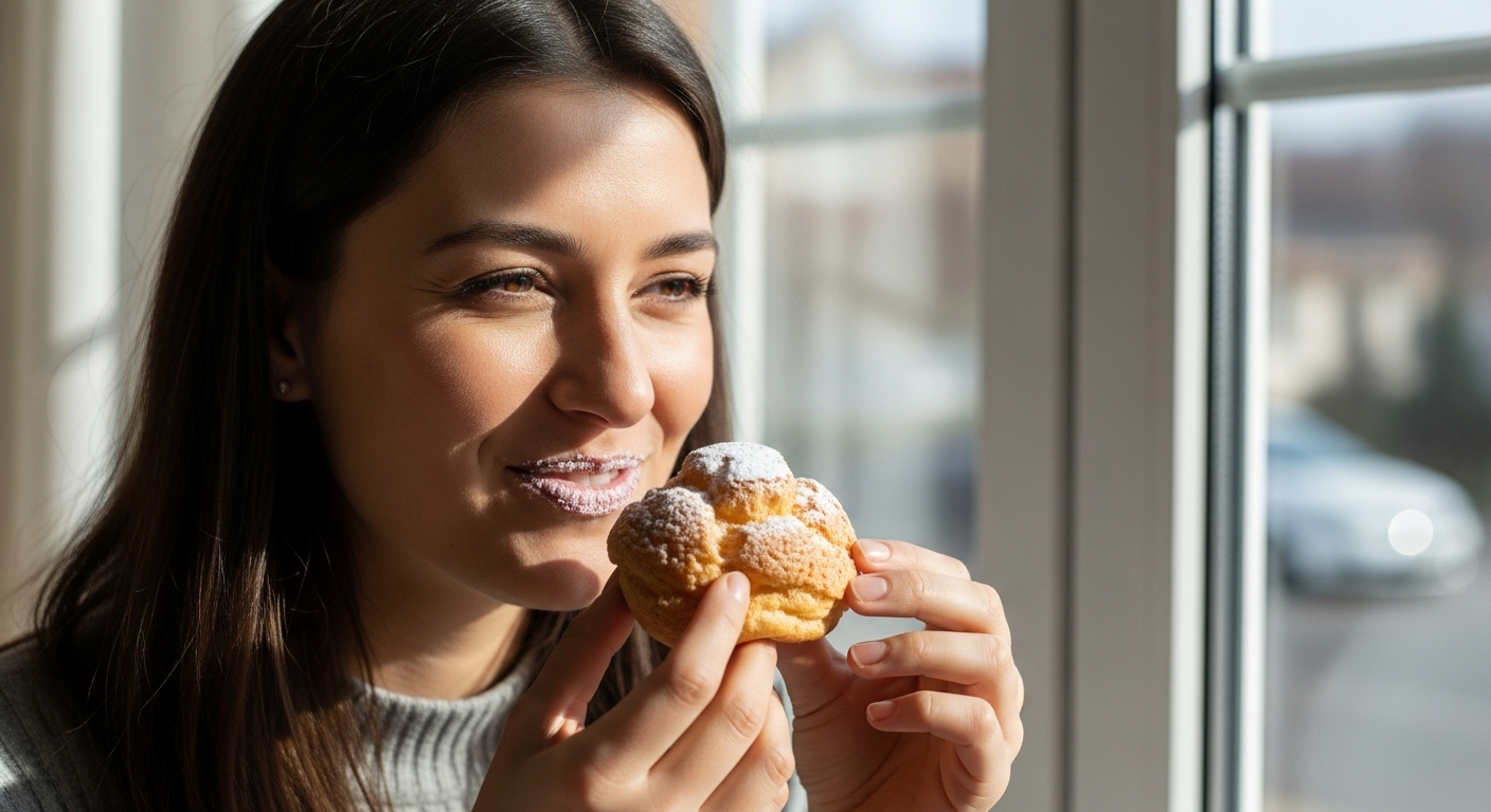 1. シュークリームを美味しく食べる夢