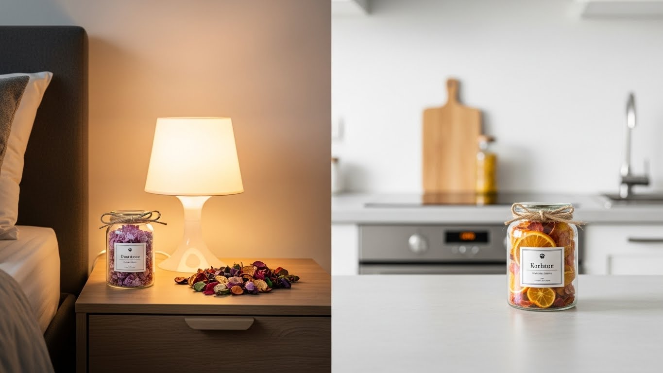 寝室やキッチンに飾る場合のポイント