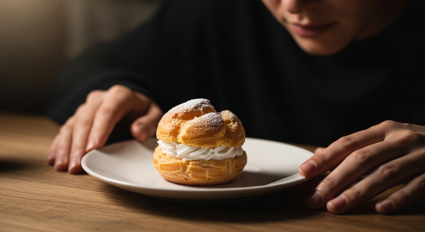 シュークリームを食べられない・我慢する夢