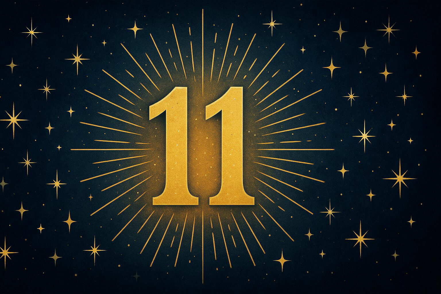 運命数11は強運の持ち主?性格や相性と開運の秘訣