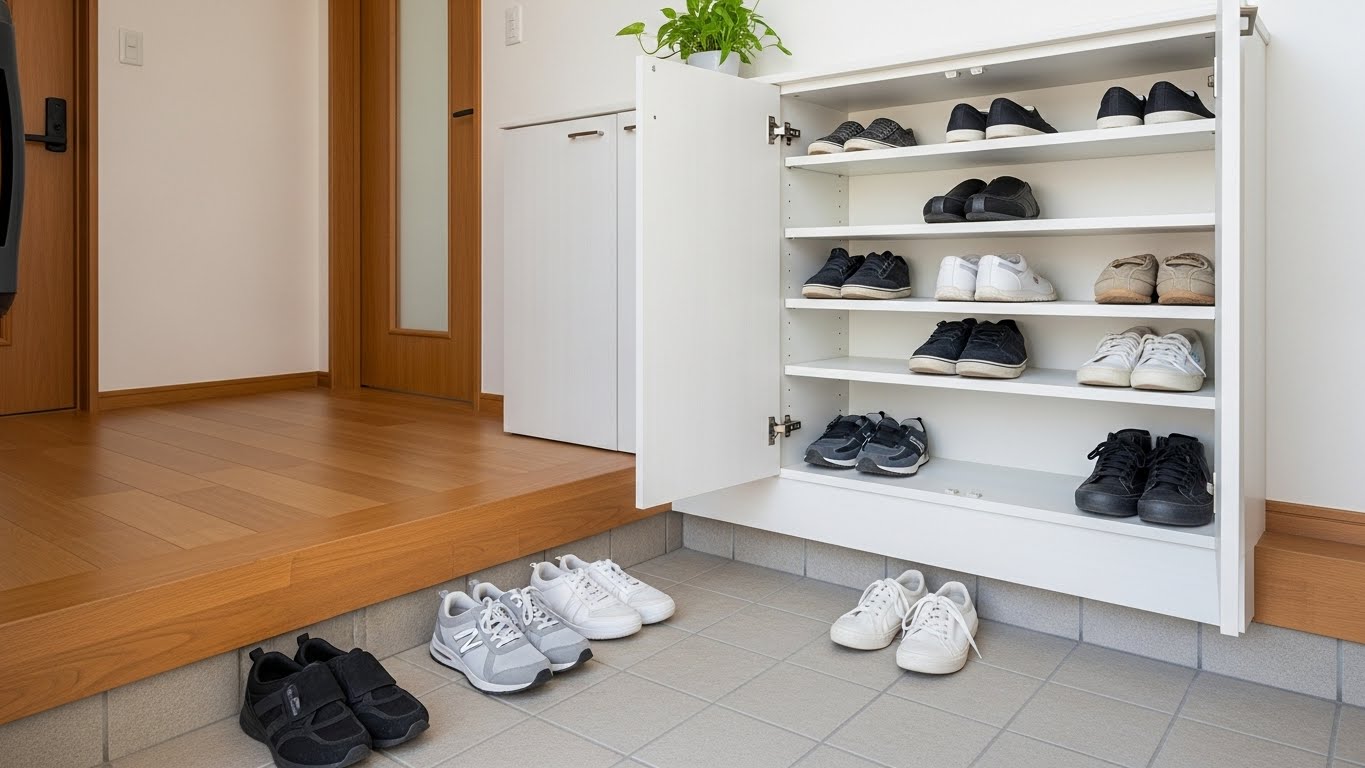 下駄箱の色も風水では重要