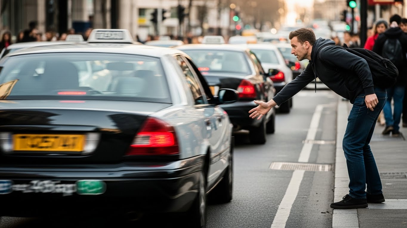 夢占いにおいてタクシーに乗れない状況が示す焦燥感