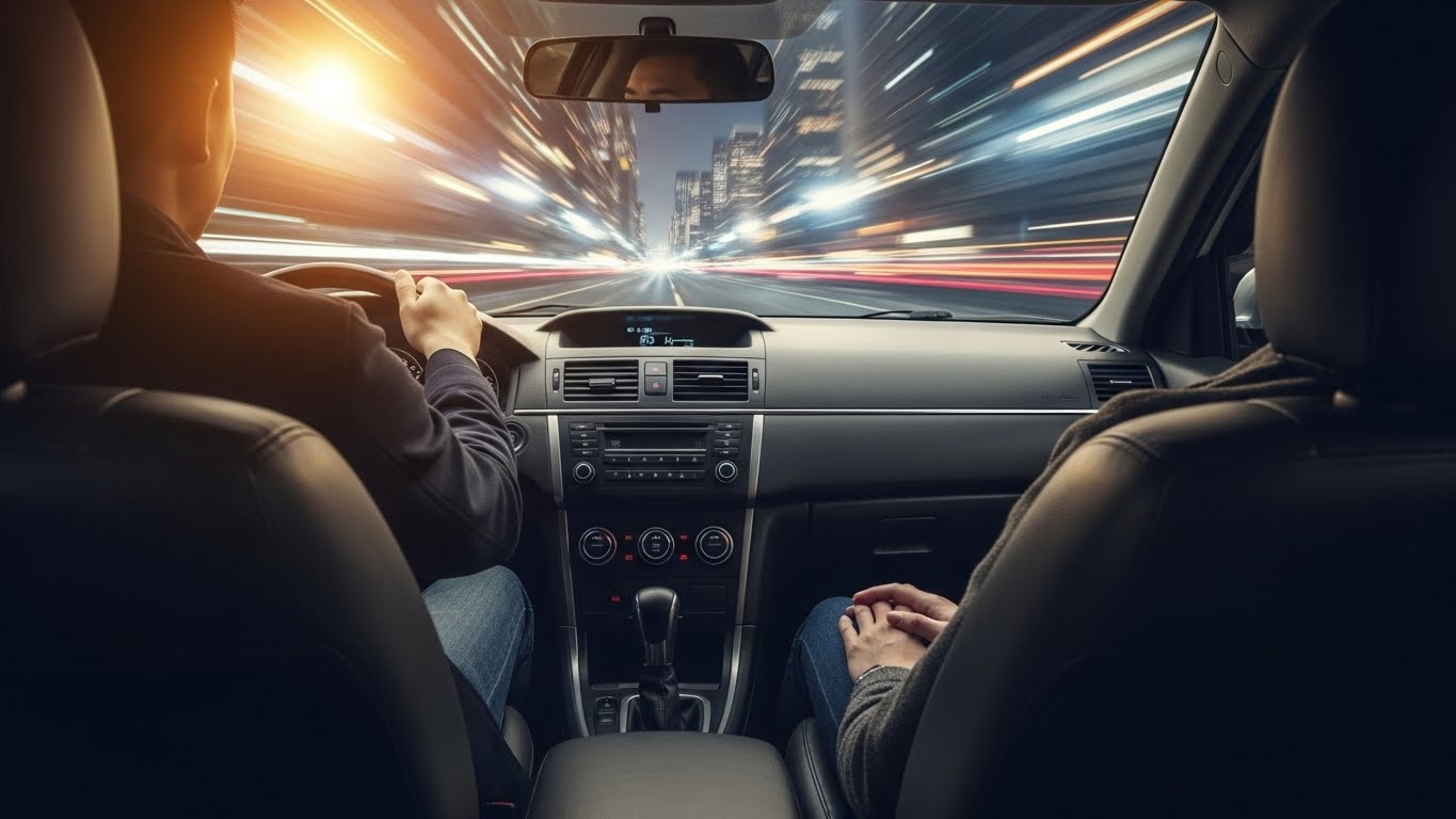 スピードを出しすぎる運転手が表す生活環境への不安