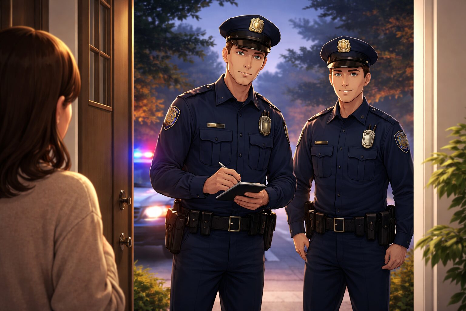 夢占いで警察が家に来る夢の意味は？状況別の心理と対策を解説