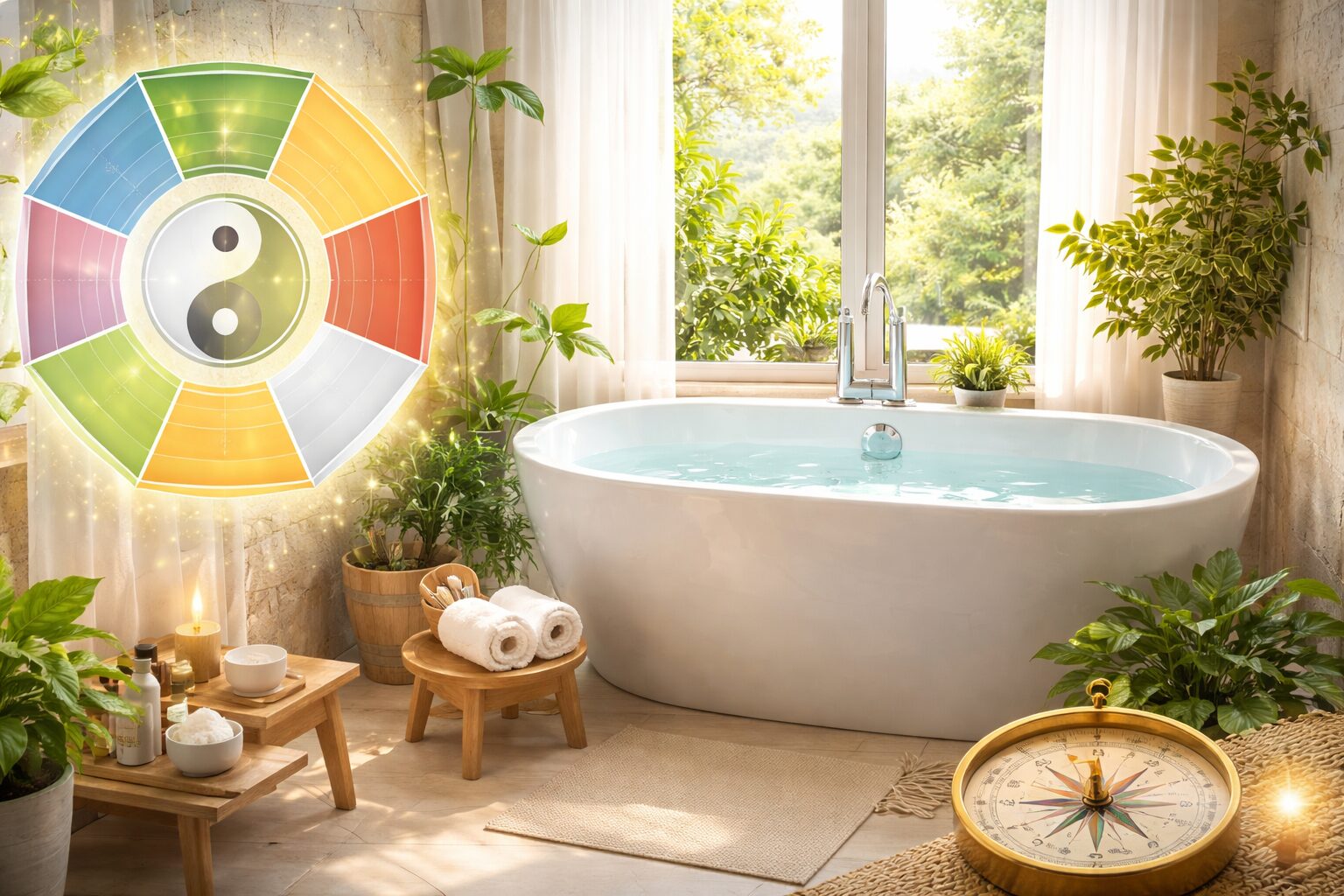 風水でお風呂の位置を整えて運気アップ！理想の方角と色の選び方