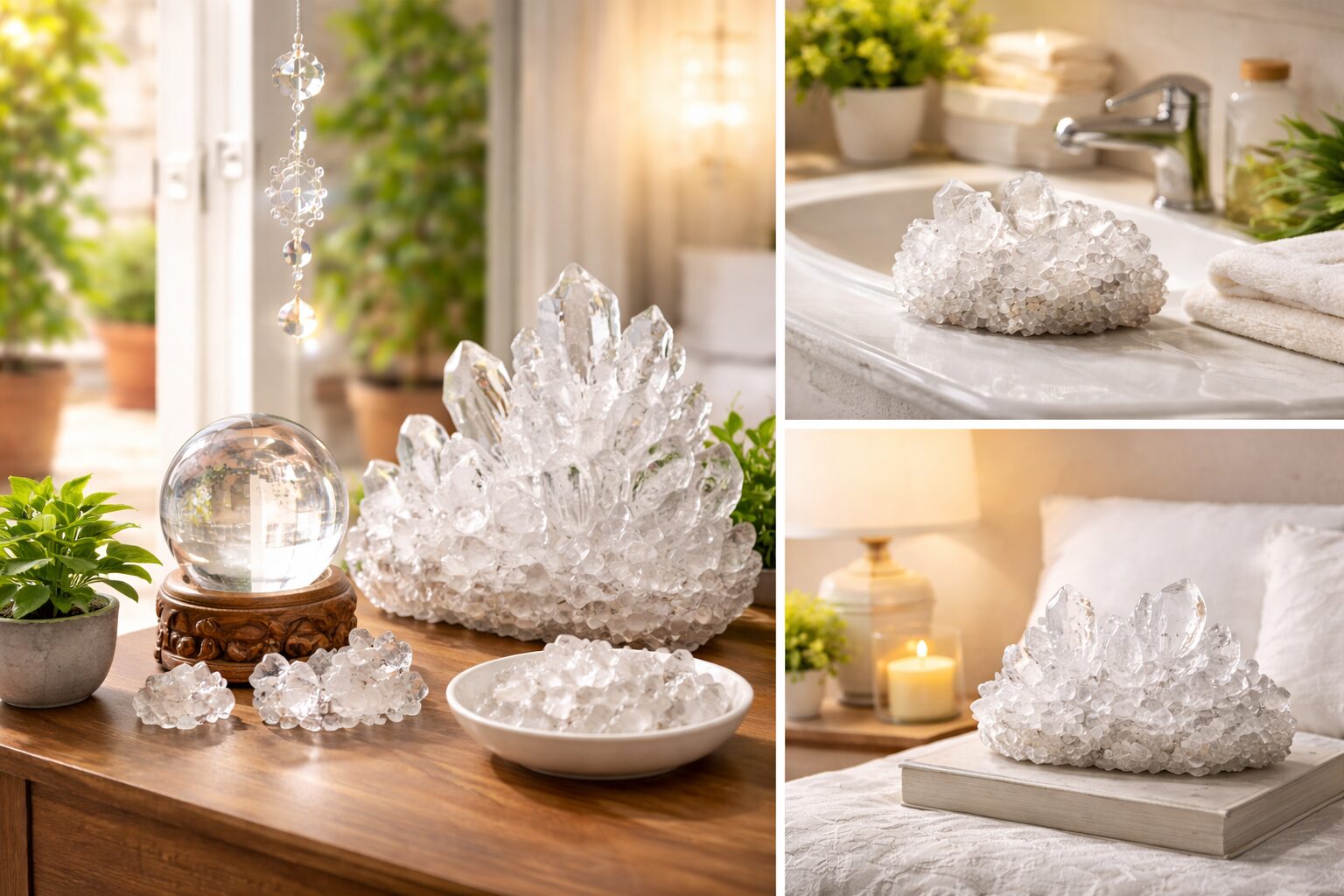 風水でクリスタルの置き場所は？玄関やトイレなど運気アップの正解