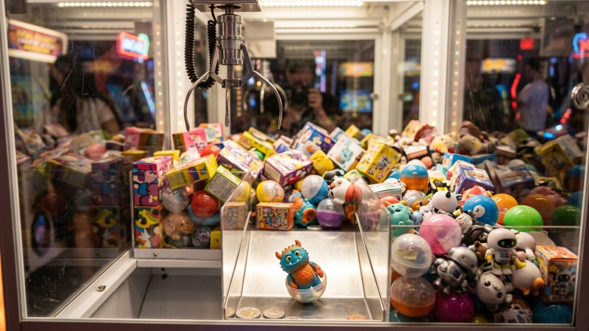 お菓子やフィギュアの景品が示す日常の小さな幸運