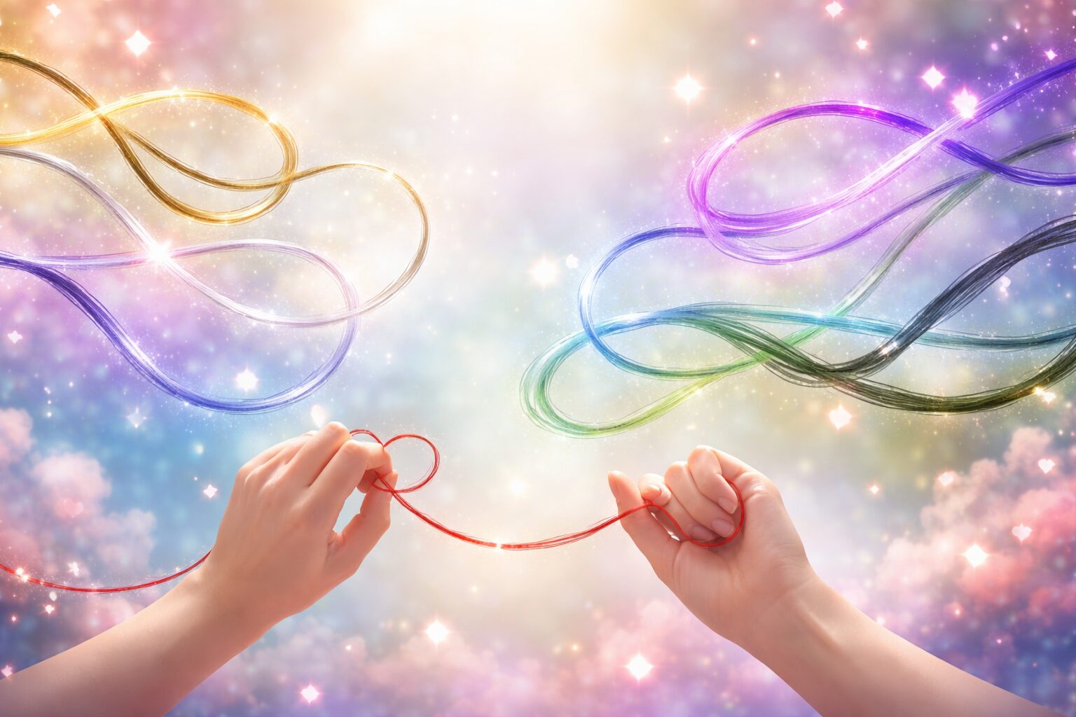 運命の糸の色は赤だけじゃない｜種類と意味・見分け方