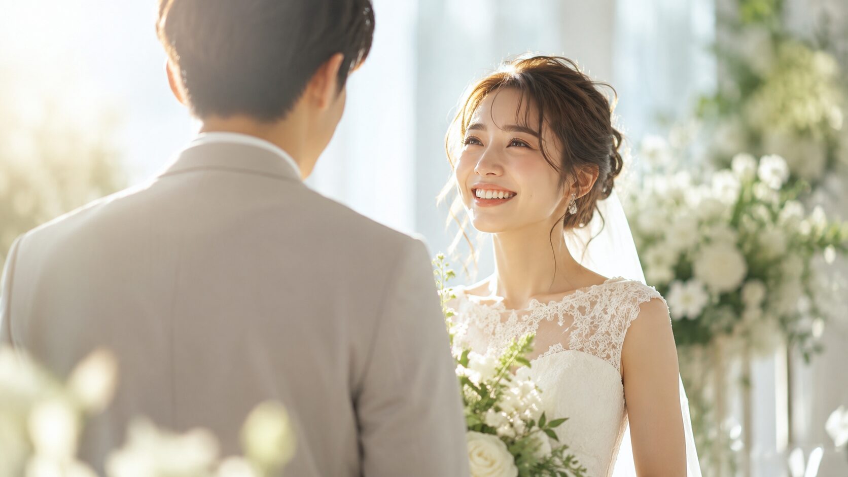 知らない人との結婚式は幸運の予兆