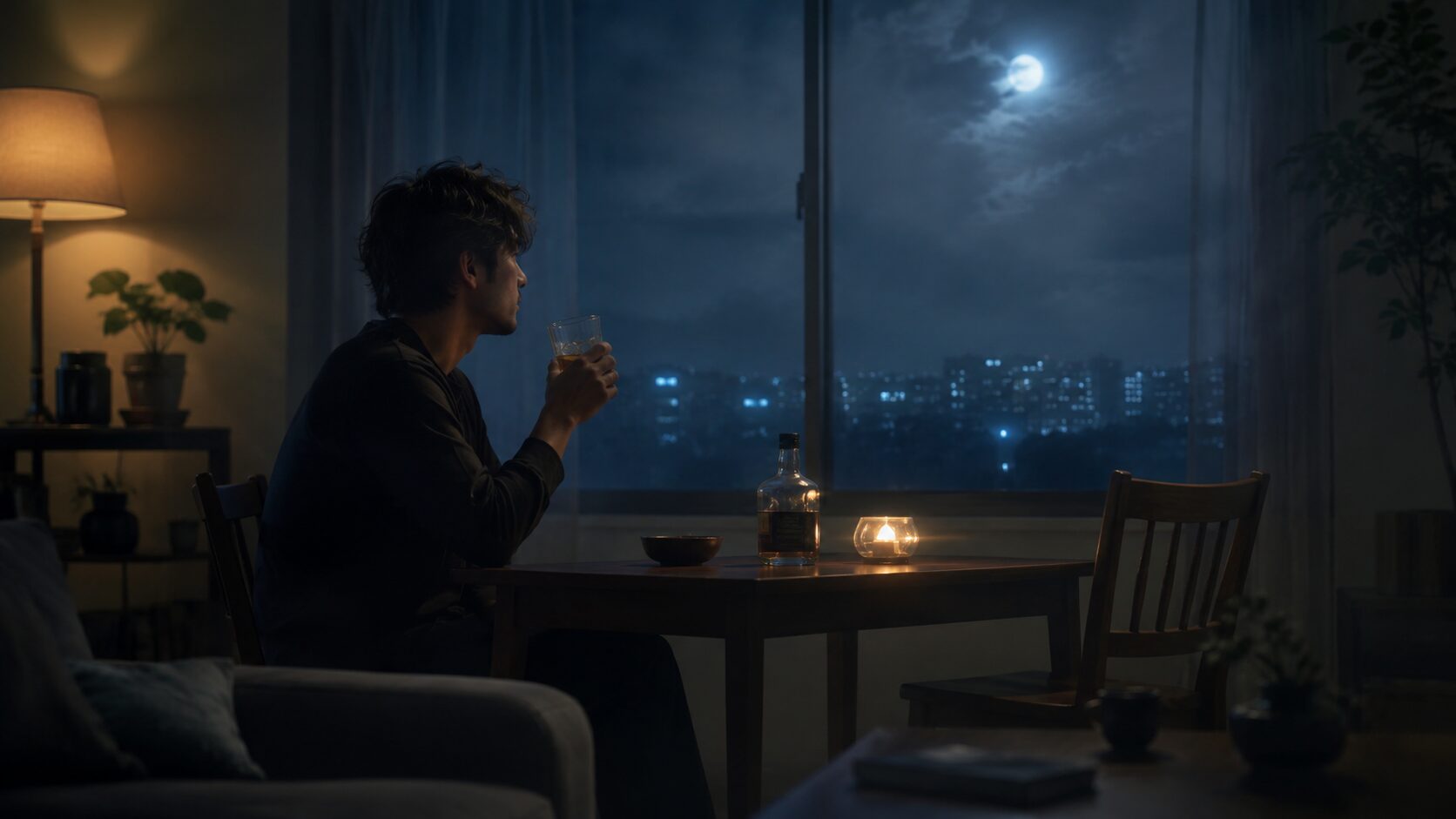 一人で酒を飲む夢の心理